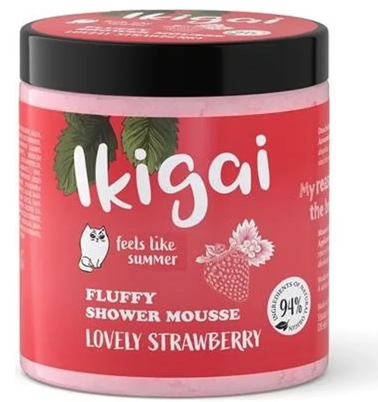 Ikigai Fluffy Shower Mousse Lovely Strawberry (100g)