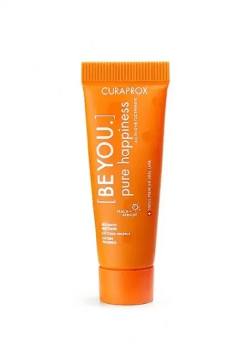 CURAPROX - Zahnpasta Be you Pfirsich, Be you Z-pasta orange, 10 ml
