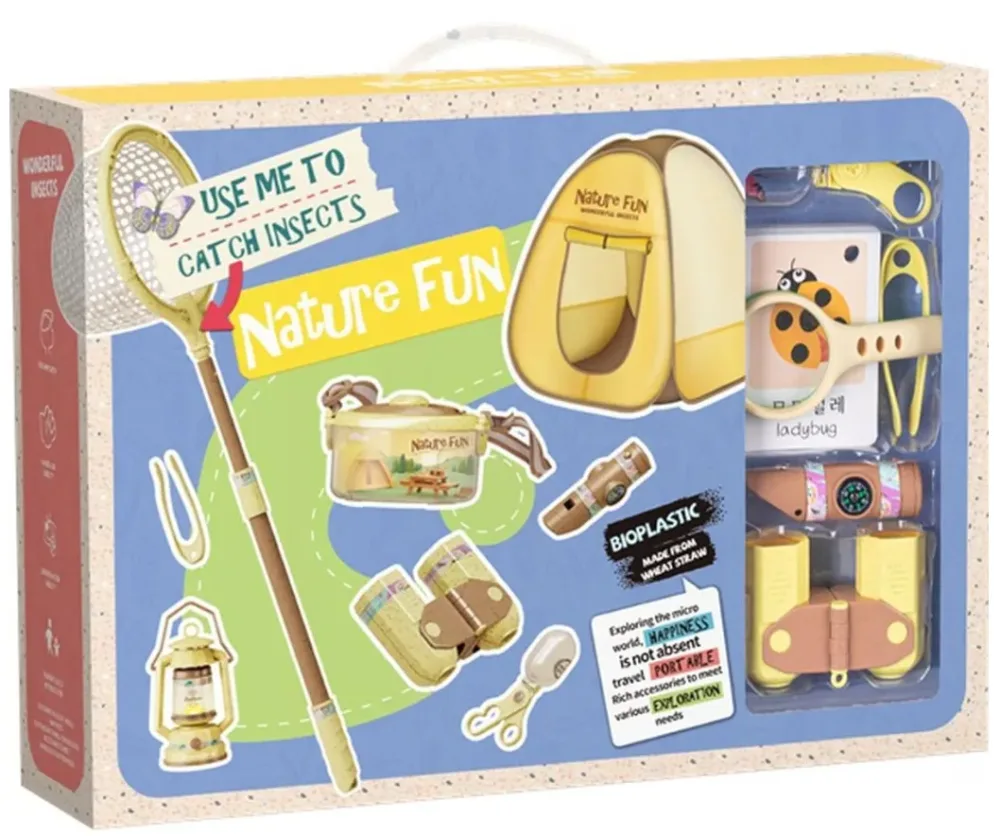 BYOMIC Insektenforscher Set für Kinder, Grösse XL, ab 3 Jahren (21-teilig)