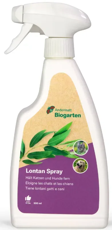 Andermatt Biogarten Lontan Spray, Abschreckung von Katzen und Hunden (500ml)