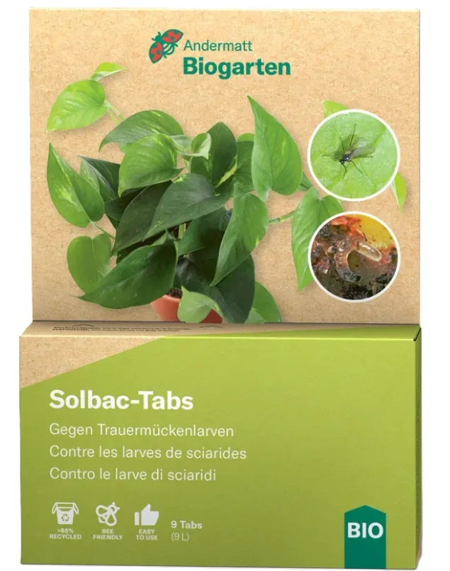 Andermatt Biogarten Solbac Tabs gegen Trauermückenlarven (9 Stk)