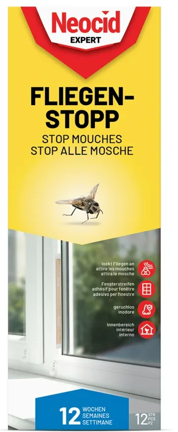 Neocid Expert Fliegen-Stopp Klebestreifen (12 Stk)