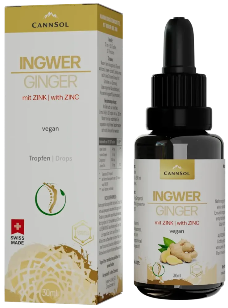 CANNSOL Ingwer mit Zink Tropfen (30ml)