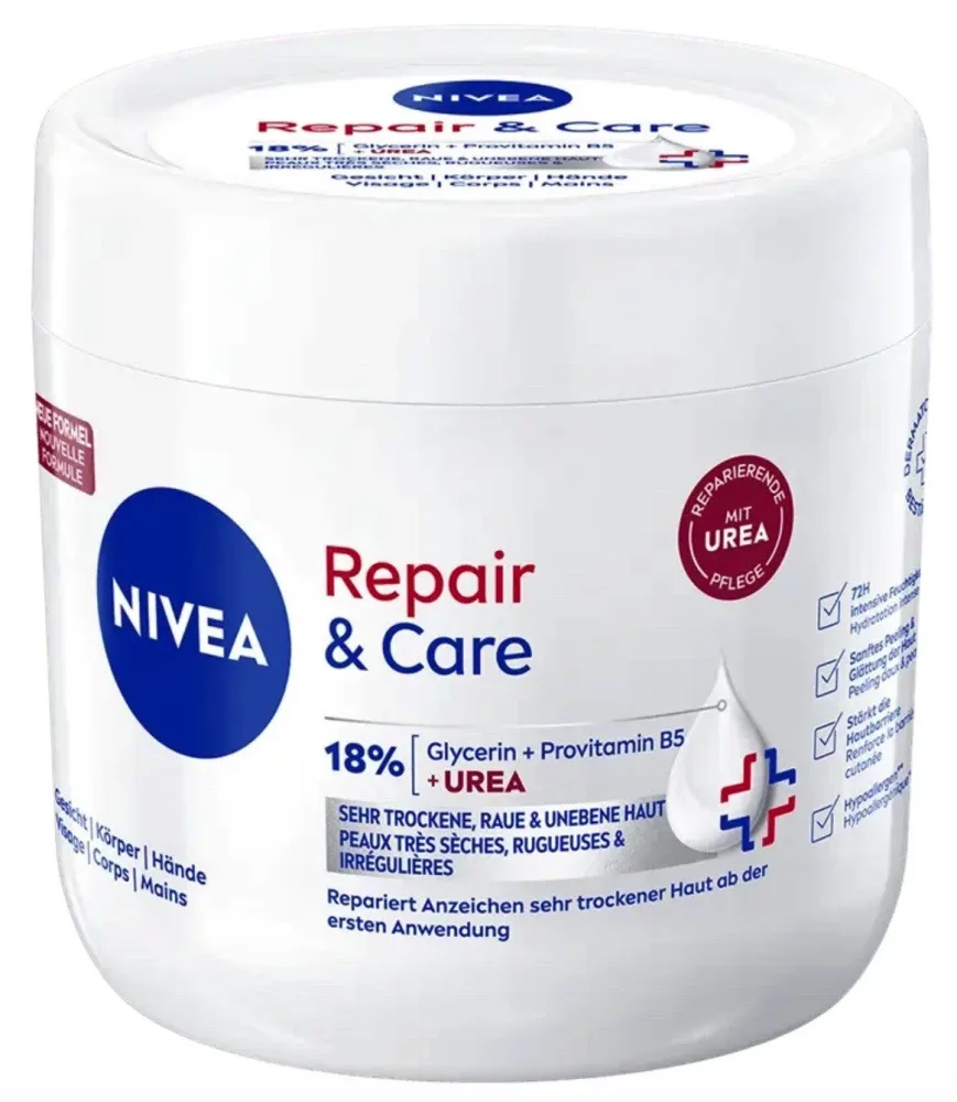 Nivea - Repair & Care Urea Extra Repair Creme, 400 ml