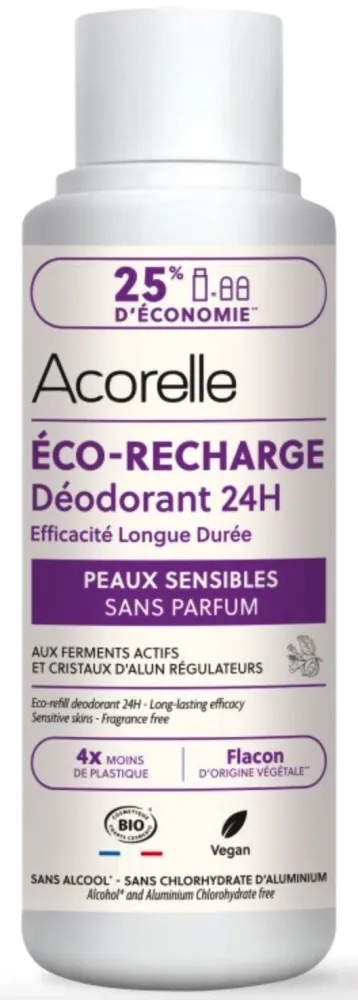 Acorelle Deo 24h Roll-on emfpindliche Haut Refill (100ml)