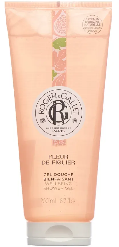 Roger & Gallet - Wohlfühl-Duschgel, Fleur de figuier gel douche, 200 ml, Weiss