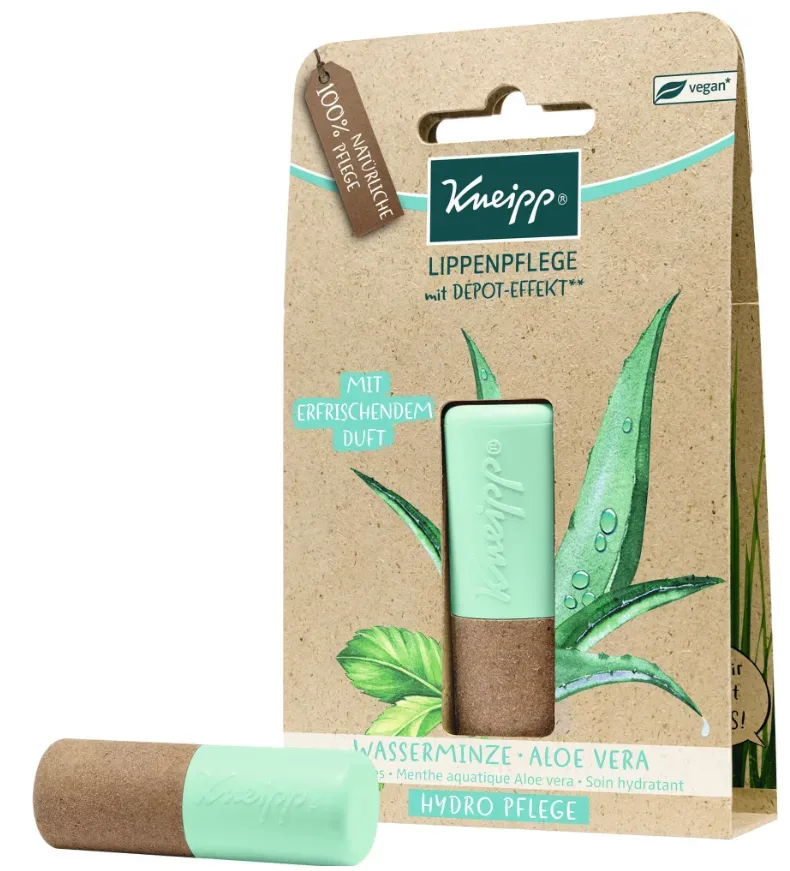 Kneipp - Lippenpflege Wasserminze Und Aloe Vera, Lippenpflege Hydro Pflege, 4.7G