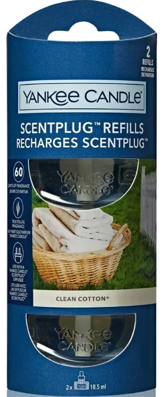 Yankee Candle Clean Cotton Electric Refill Kit (2-teilig)