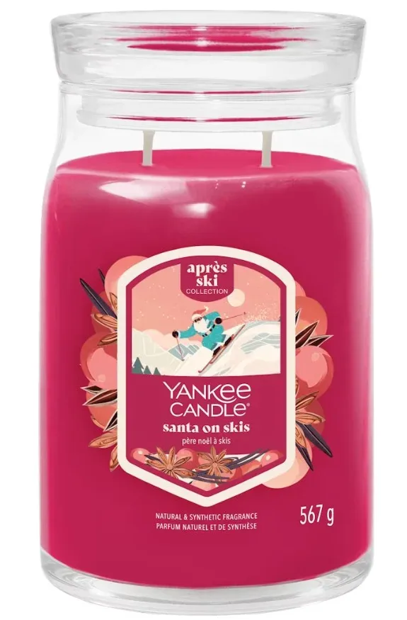 Yankee Candle Santa on Skis Duftkerze (567g)