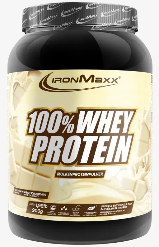 Ironmaxx 100 % Whey Protein, 900g Dose