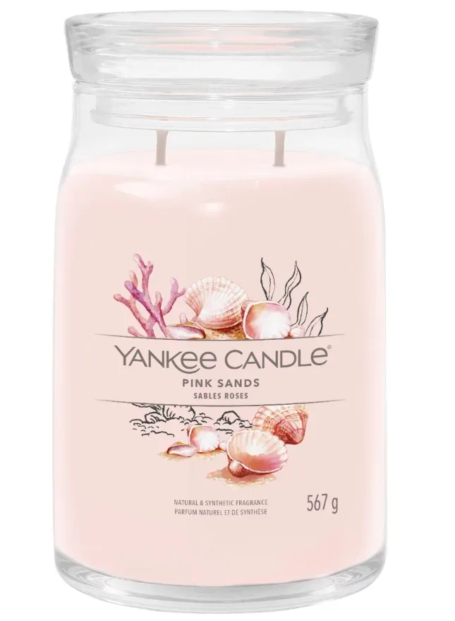 Yankee Candle Signature - Duftkerze im Glas, 567G, Rosa