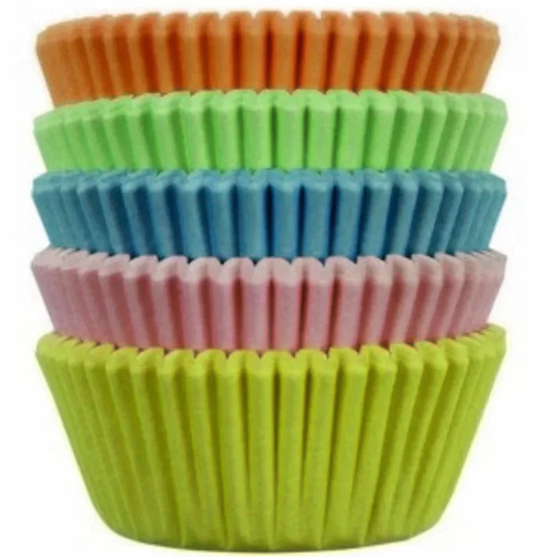 PME CAKE Muffinförmchen pastellfarben (100 Stk)