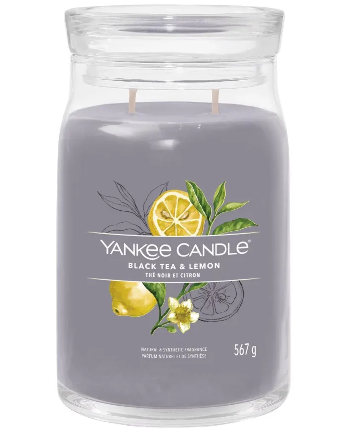 Yankee Candle Black Tea & Lemon Duftkerze (567g)