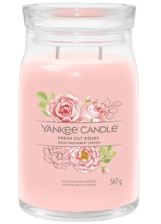 Yankee Candle Fresh Cut Roses Duftkerze (567g)