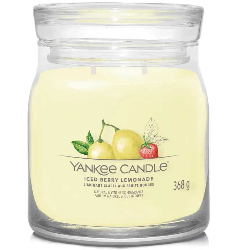 Yankee Candle Signature - Duftkerze im Glas, 368 g, Gelb Pastel