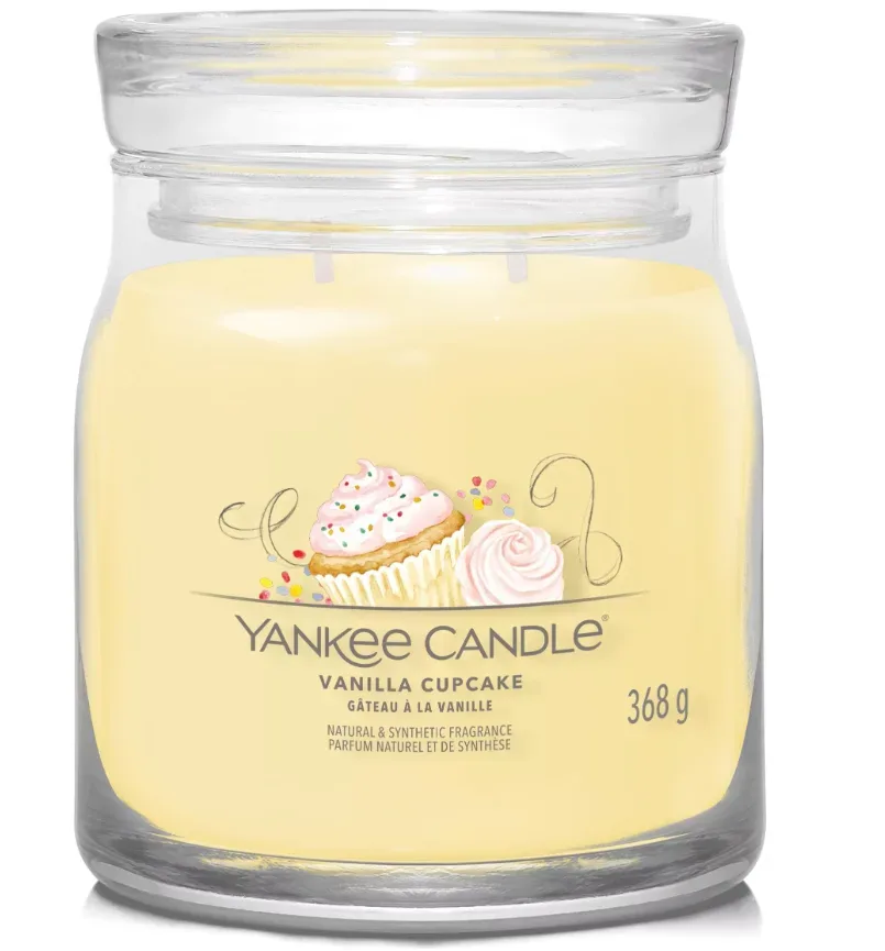 Yankee Candle Signature - Duftkerze im Glas, 368 g, Gelb Pastel