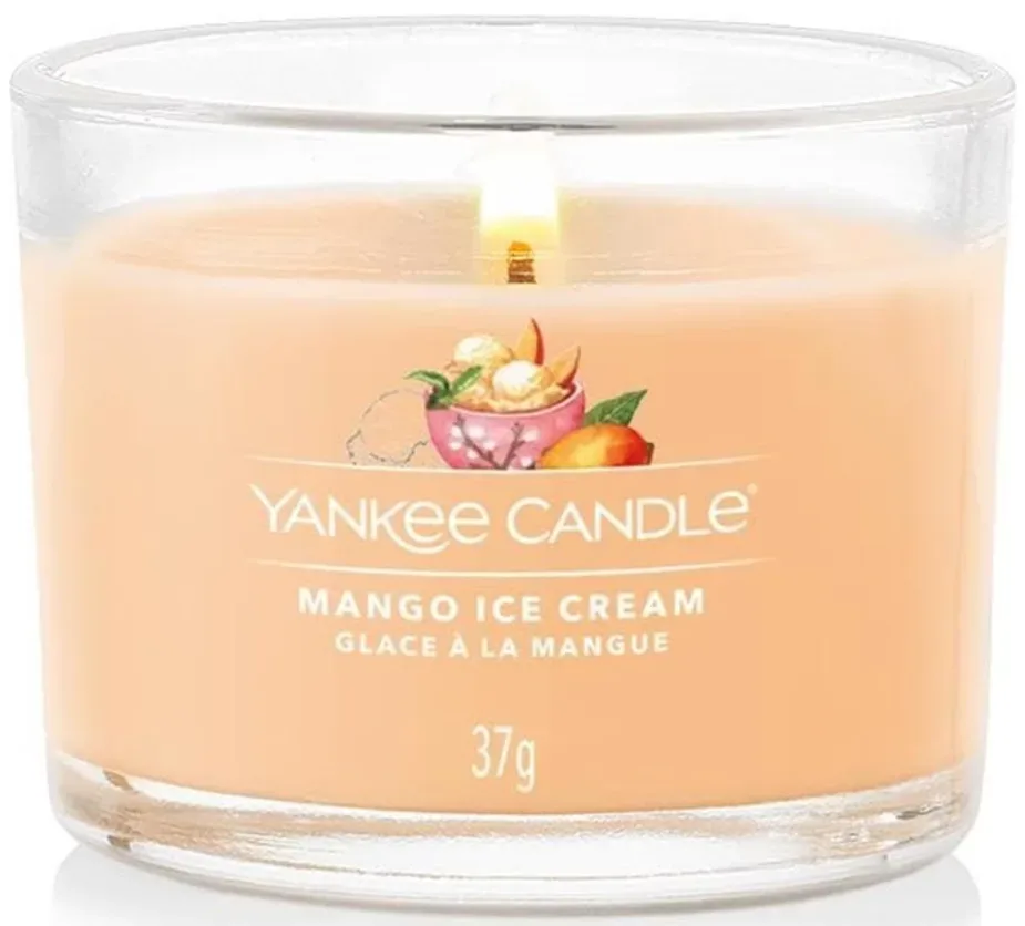 Yankee Candle Signature - Duftkerze im Glas, 37g, Pfirsich