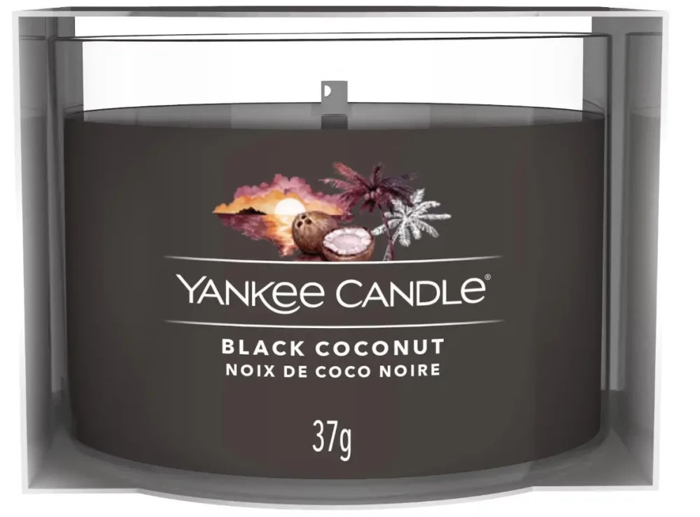 Yankee Candle Signature - Duftkerze im Glas, 37g, Charcoal Black