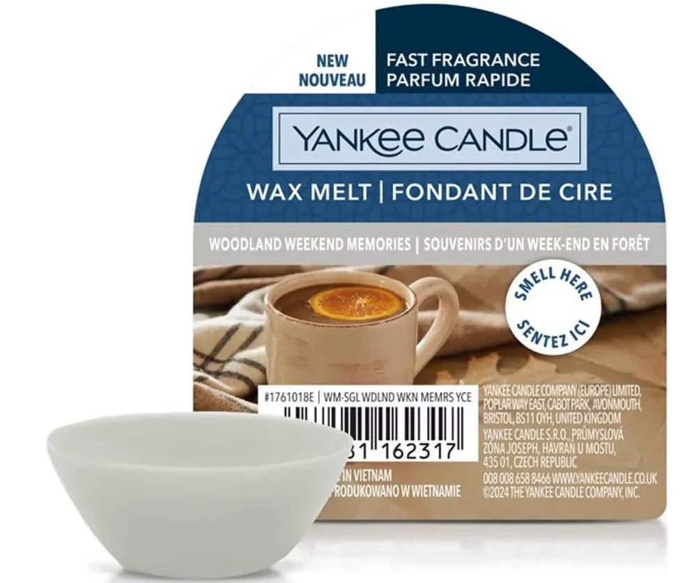 Yankee Candle Duftwachsplättchen Woodland Weekend Memories (1 Stk)