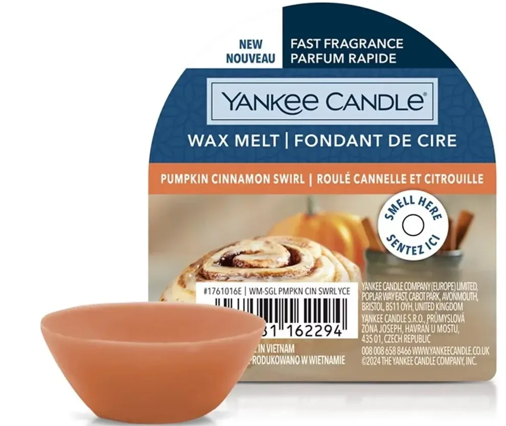 Yankee Candle Duftwachsplättchen Pumpkin Cinnamon Swirl (1 Stk)