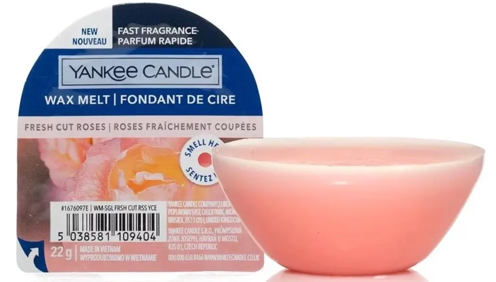 Yankee Candle Duftwachsplättchen Fresh Cut Roses (1 Stk)