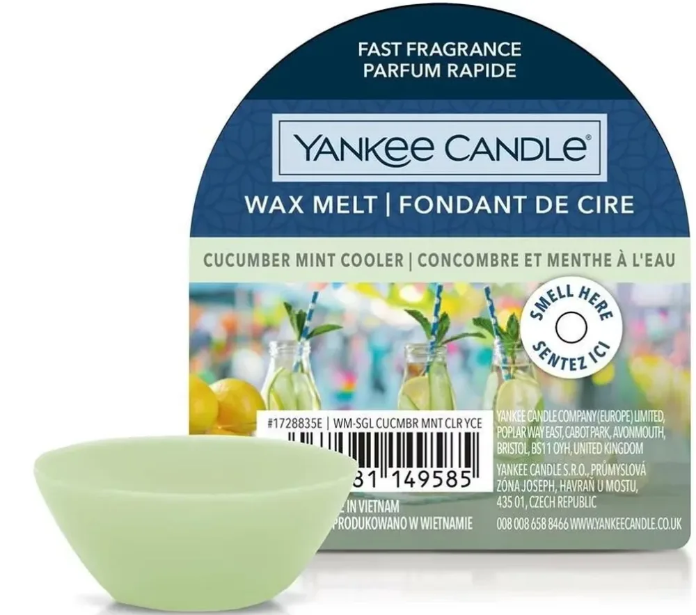 Yankee Candle Duftwachsplättchen Cucumber Mint Cooler (1 Stk)