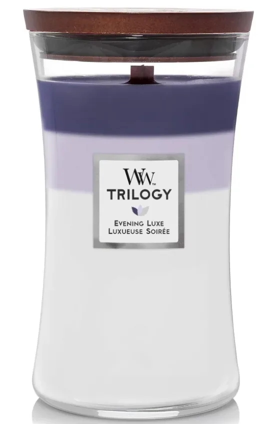 WoodWick Trilogy Evening Luxe Duftkerze (610g)
