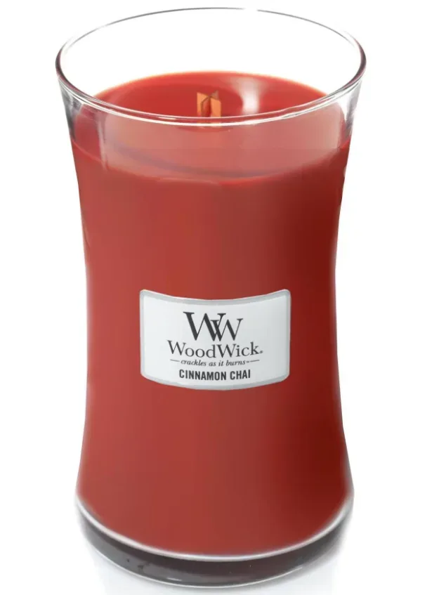 WoodWick - Duftkerze, L, Rot