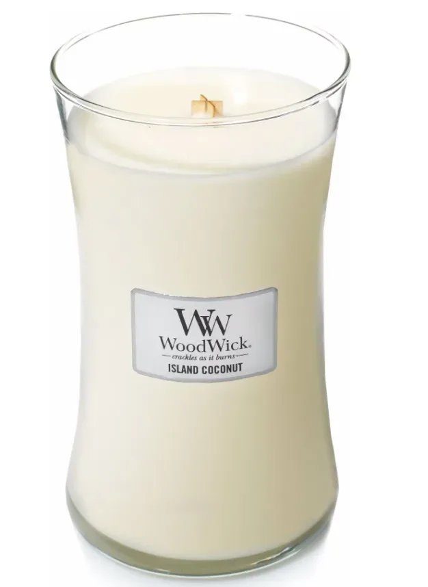 WoodWick Duftkerze Island Coconut (610g)