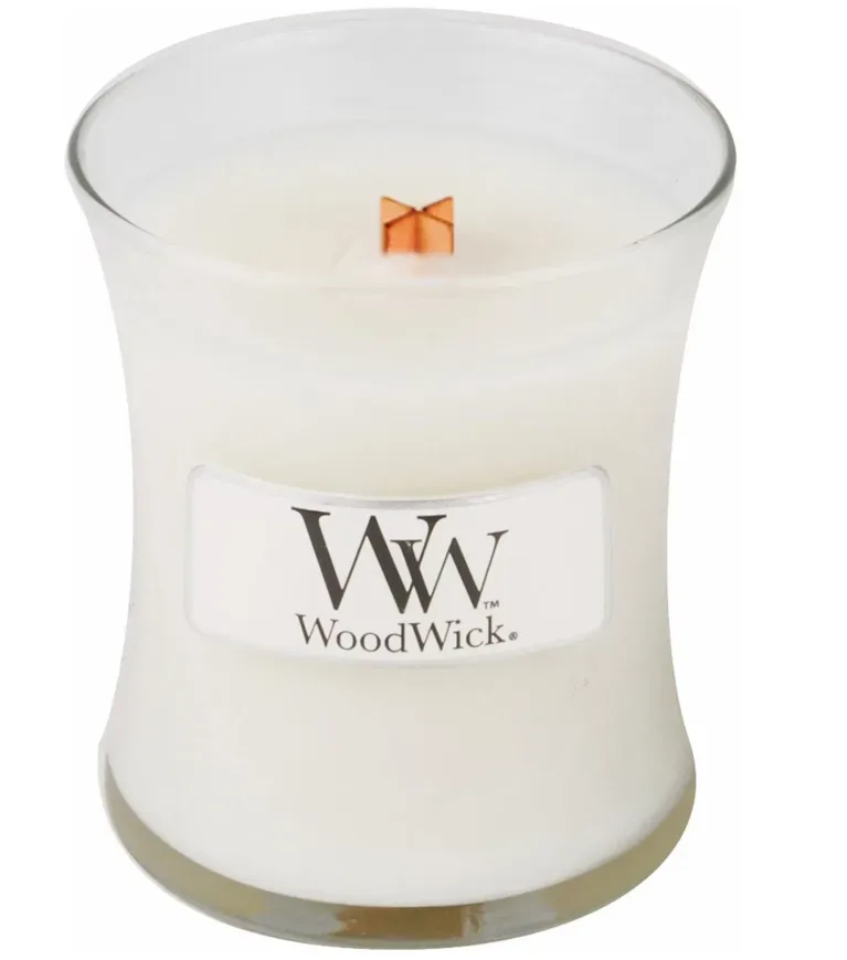 WoodWick Duftkerze Linen (85g)