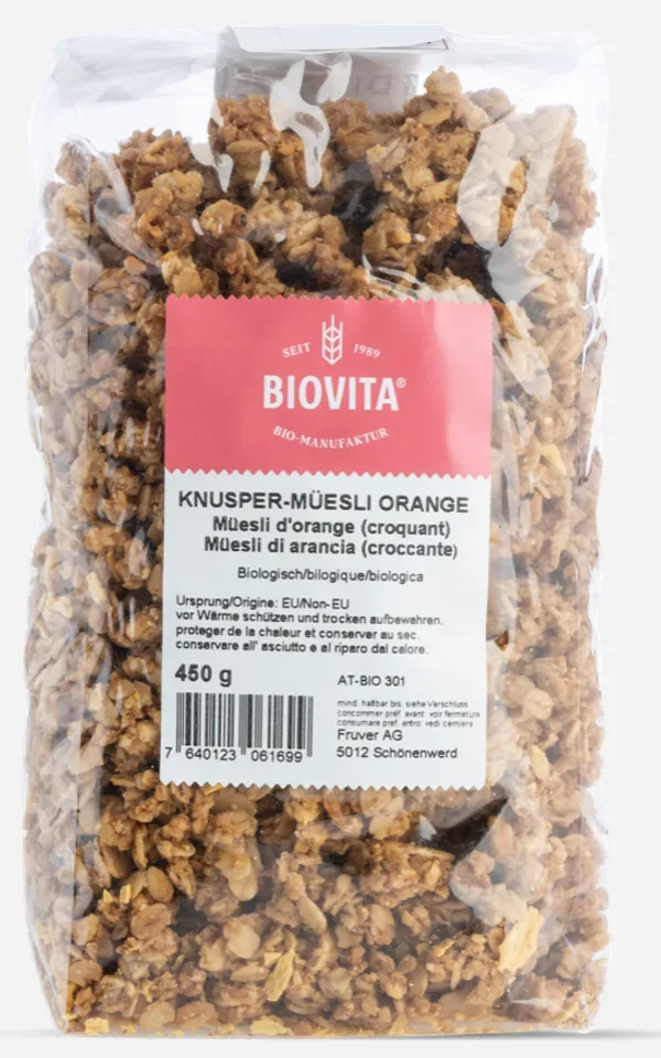 Biovita Knuspermüesli-Orange (450g)
