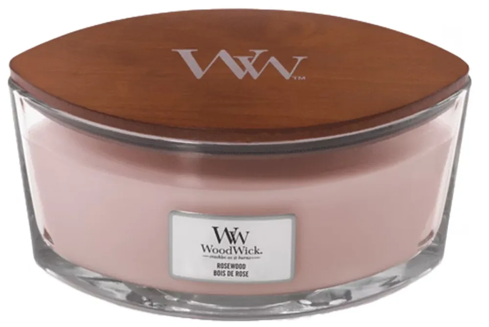 WoodWick - Duftkerze im Glas, 453G, Rosa