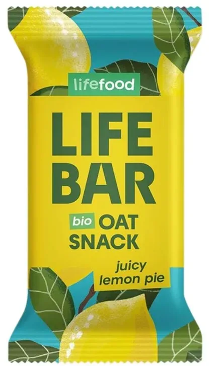 Lifefood Bio Lifebar Riegel Oat Snack Juicy Lemon Pie (40g)