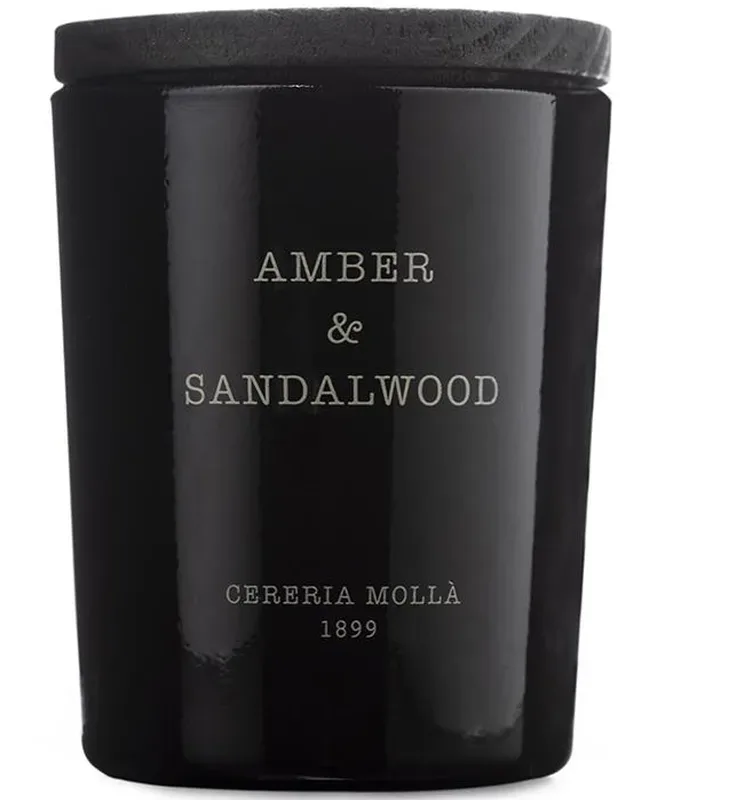 Cereria Mollá Premium Candle Amber & Sandalwood Duftkerze (70g)