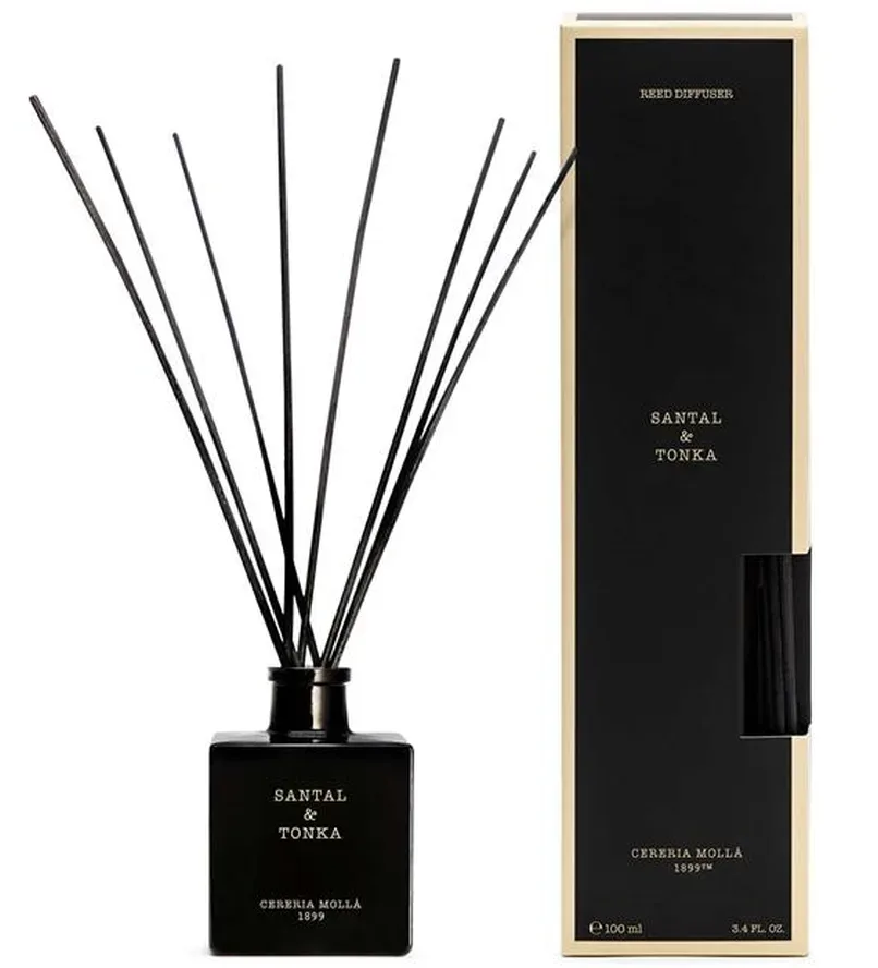 Cereria Mollá Diffuser mit Duftstäbchen Santal & Tonka (100ml)
