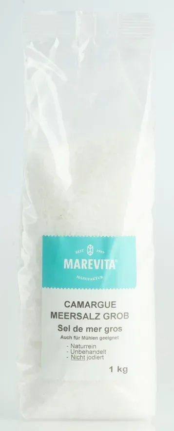 Marevita Meersalz grob Camargue, Frankreich (1kg)