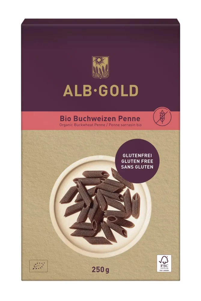 Alb-Gold Bio Buchweizen Penne, glutenfrei (250g)