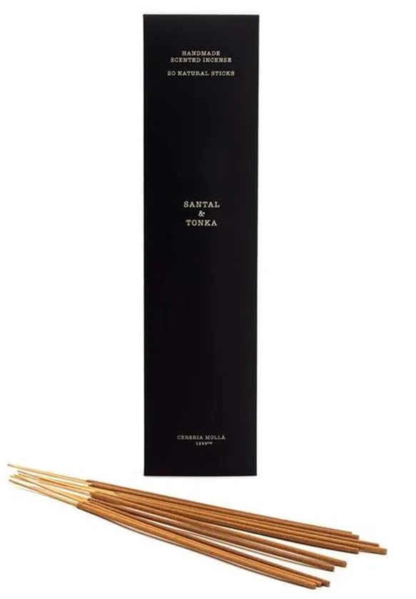 Cereria Mollá Räucherstäbchen 23cm, Santal & Tonka (20 Stk)
