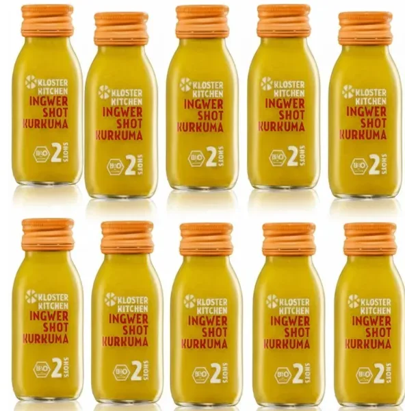 KLOSTER KITCHEN Ingwershot BIO Kurkuma, 2 Portionen (10x60ml)