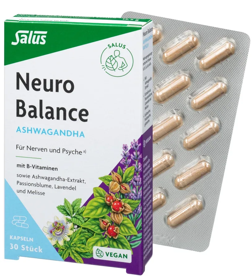 Salus Neuro Balance Ashwagandha Kapseln (30 Stk)
