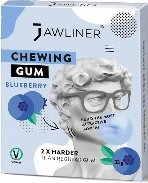 Jawliner Medium Gum Blueberry (33g)