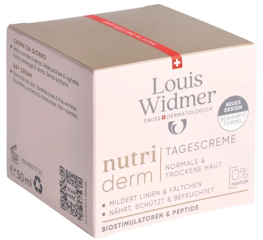 Louis Widmer Nutriderm Tagescreme unparfümiert (50ml)