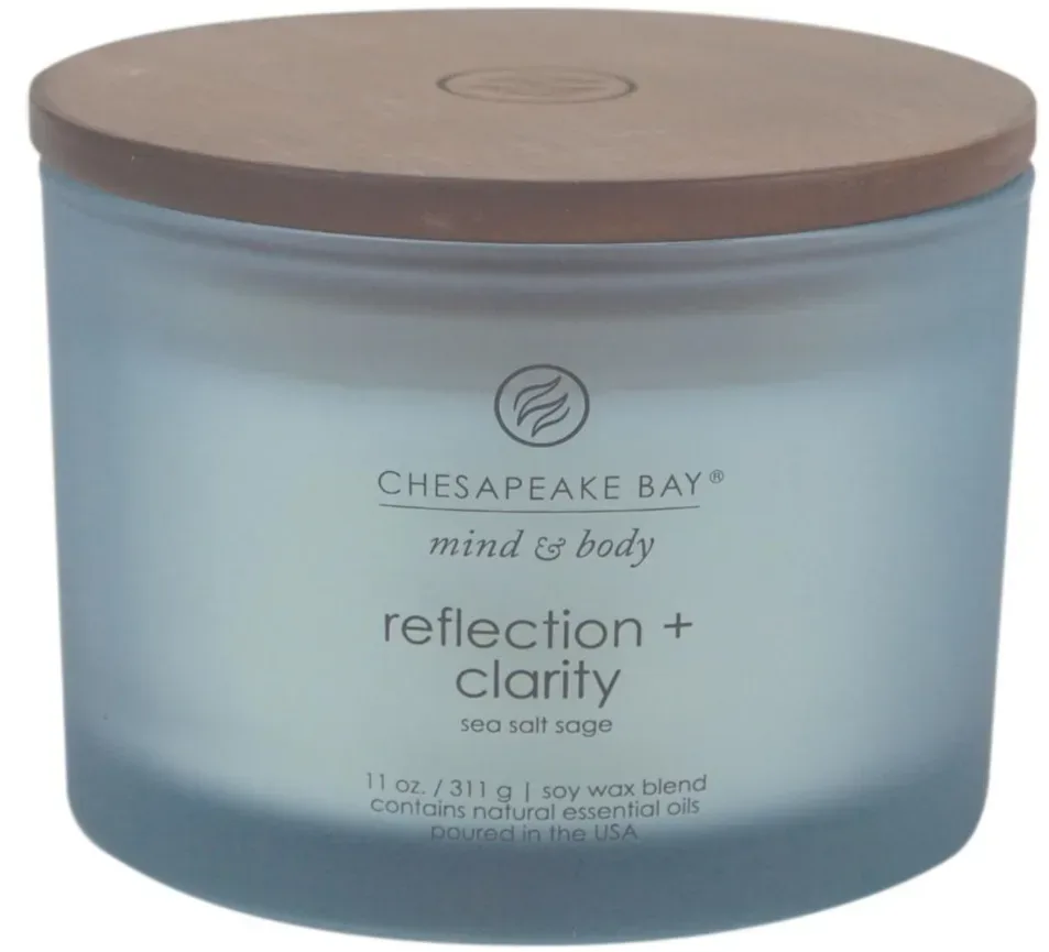 Chesapeake Bay - Duftkerze 3-Docht im Glas, 312g, Hellblau