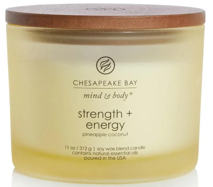 Chesapeake Bay - Duftkerze 3-Docht im Glas, 312g, Gelb