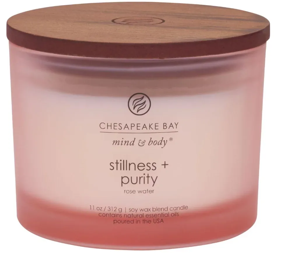Chesapeake Bay - Duftkerze 3-Docht im Glas, 312g, Rosa