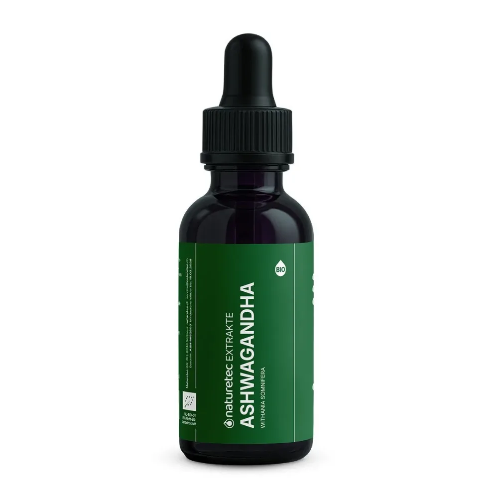 Naturetec Bio Ashwagandha Flüssigextrakt (30ml)