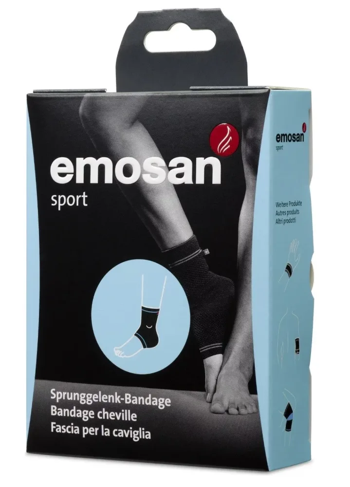 Emosan sport Sprunggelenk-Bandage, Grösse XL (1 Stk)