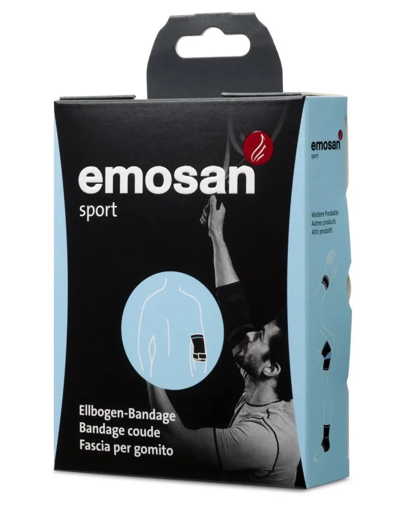 Emosan sport Ellbogen-Bandage, Grösse S (1 Stk)