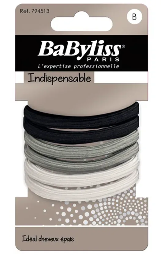 BaByliss Haargummi breit, diverse Farben (6 Stk)