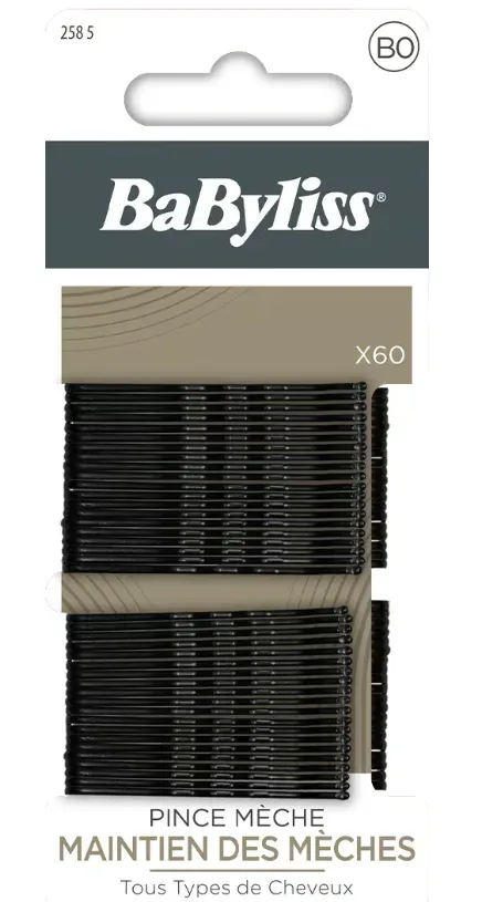 BaByliss Haarklemmen schwarz (60 Stk)